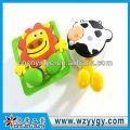 Popular soft pvc cute promotional tooth brush holder for kids